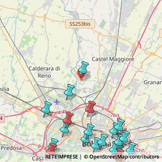 Mappa Via P. Golfieri, 40013 Castel Maggiore BO, Italia (6.978)