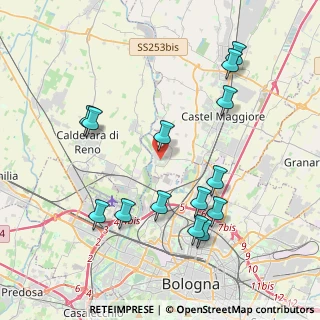 Mappa Via P. Golfieri, 40013 Castel Maggiore BO, Italia (4.27714)