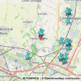 Mappa Via P. Golfieri, 40013 Castel Maggiore BO, Italia (2.86471)