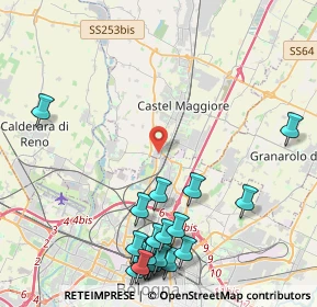 Mappa Via Andrea Costa, 40013 Bologna BO, Italia (5.57)