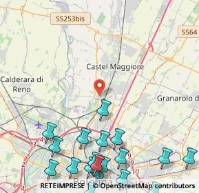 Mappa Via Andrea Costa, 40013 Bologna BO, Italia (6.5925)