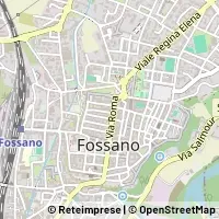 Mapa Fossano