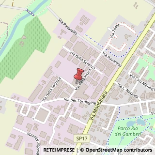 Mappa Via del Lavoro, 21, 41051 Castelnuovo Rangone, Modena (Emilia Romagna)
