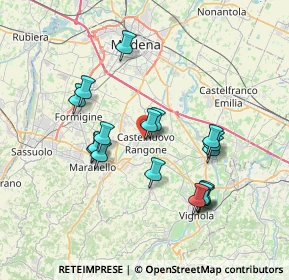 Mappa Via Bruno Buozzi, 41051 Castelnuovo Rangone MO, Italia (6.84)