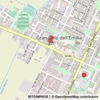 Mappa Via Roma, 105, 40057 Granarolo Dell'emilia E Via Dagol BO, Italia, 40057 Granarolo dell'Emilia, Bologna (Emilia Romagna)
