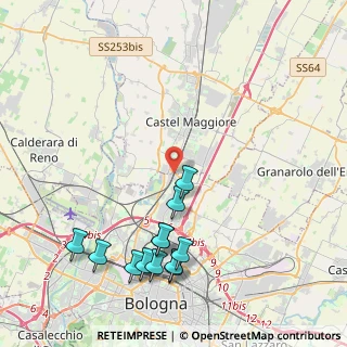 Mappa Bologna Corticella, 40128 Bologna BO, Italia (4.91417)