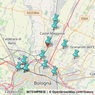 Mappa Bologna Corticella, 40128 Bologna BO, Italia (4.47917)