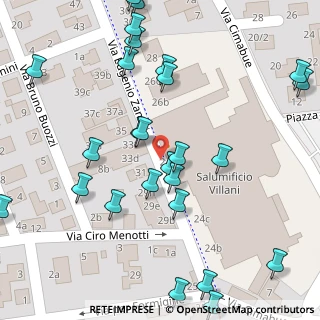 Mappa Viale Eugenio Zanasi, 41051 Castelnuovo Rangone MO, Italia (0.07692)
