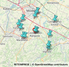 Mappa Viale Eugenio Zanasi, 41051 Castelnuovo Rangone MO, Italia (6.76071)