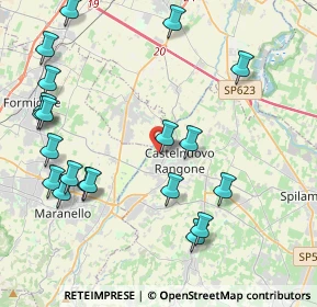 Mappa Via della Tecnica, 41051 Castelnuovo Rangone MO, Italia (4.9965)