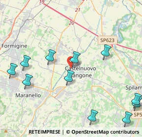 Mappa Via della Tecnica, 41051 Castelnuovo Rangone MO, Italia (5.675)