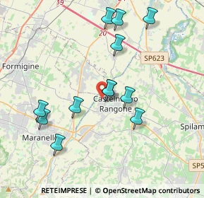 Mappa Via della Tecnica, 41051 Castelnuovo Rangone MO, Italia (3.80167)