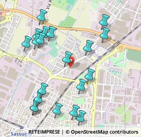 Mappa Viale Caboto, 41049 Sassuolo MO, Italia (0.587)