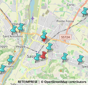 Mappa Viale Caboto, 41049 Sassuolo MO, Italia (2.63818)