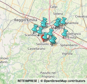 Mappa Viale Caboto, 41049 Sassuolo MO, Italia (9.26083)