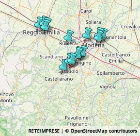 Mappa Viale Caboto, 41049 Sassuolo MO, Italia (11.54067)