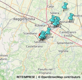 Mappa Viale Caboto, 41049 Sassuolo MO, Italia (14.09364)