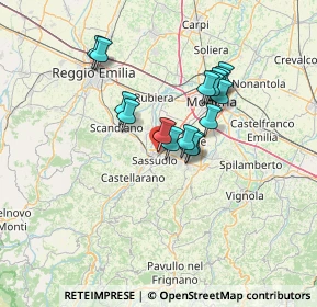 Mappa Viale Caboto, 41049 Sassuolo MO, Italia (10.79625)