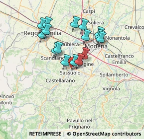 Mappa Viale Caboto, 41049 Sassuolo MO, Italia (12.36313)