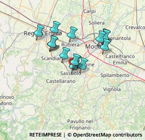 Mappa Viale Caboto, 41049 Sassuolo MO, Italia (10.76533)