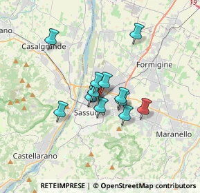 Mappa Viale Caboto, 41049 Sassuolo MO, Italia (2.31308)