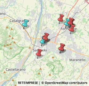 Mappa Viale Caboto, 41049 Sassuolo MO, Italia (3.38231)
