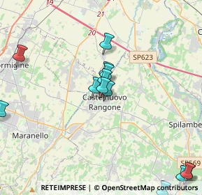 Mappa Via A. Grandi, 41051 Castelnuovo Rangone MO, Italia (4.62)