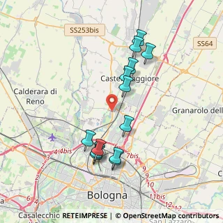 Mappa Via Corticella, 40013 Bologna BO, Italia (3.70615)