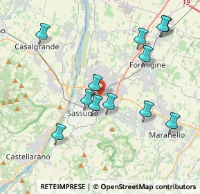 Mappa Via Madre Teresa, 41049 Sassuolo MO, Italia (4.10417)