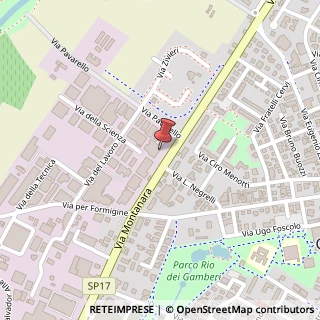 Mappa Via Pavarello, 1, 41051 Castelnuovo Rangone, Modena (Emilia Romagna)