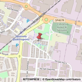 Mappa Via Madre Teresa, 16, 41049 Sassuolo, Modena (Emilia Romagna)