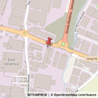 Mappa Via Pedemontana, 100, 41042 Sassuolo, Modena (Emilia Romagna)