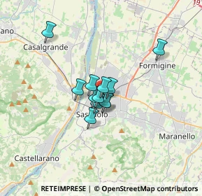 Mappa Viale Polo, 41049 Sassuolo MO, Italia (1.95167)