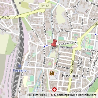 Mappa Via Salita Salice, 14, 12045 Fossano, Cuneo (Piemonte)