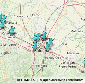 Mappa Via di Corticella, 40013 Castel Maggiore BO, Italia (19.65733)