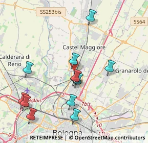 Mappa N. loc. Primo Maggio, 40013 Castel Maggiore BO, Italia (4.18917)