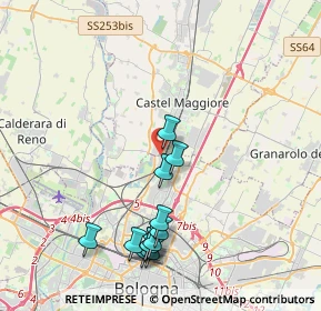 Mappa Via di Corticella, 40013 Castel Maggiore BO, Italia (4.23083)