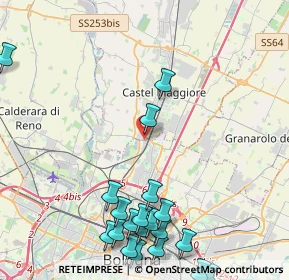 Mappa Via di Corticella, 40013 Castel Maggiore BO, Italia (5.7705)