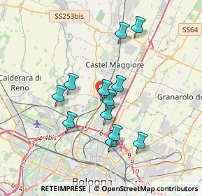Mappa N. loc. Primo Maggio, 40013 Castel Maggiore BO, Italia (3.1475)