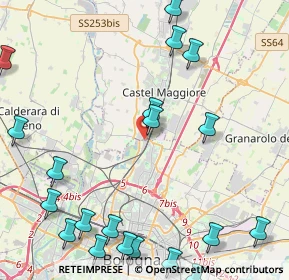 Mappa Via di Corticella, 40013 Castel Maggiore BO, Italia (6.072)