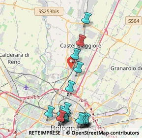Mappa N. loc. Primo Maggio, 40013 Castel Maggiore BO, Italia (5.4085)