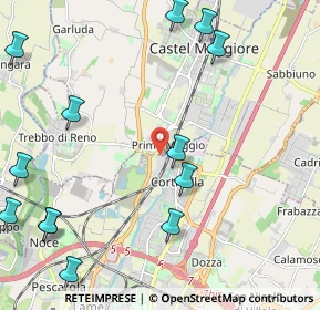 Mappa N. loc. Primo Maggio, 40013 Castel Maggiore BO, Italia (2.93308)