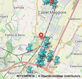 Mappa Via di Corticella, 40013 Castel Maggiore BO, Italia (2.3815)