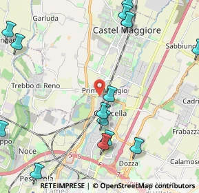 Mappa N. loc. Primo Maggio, 40013 Castel Maggiore BO, Italia (2.86857)