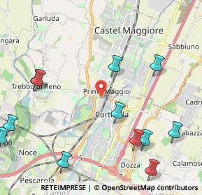 Mappa Via di Corticella, 40013 Castel Maggiore BO, Italia (3.122)