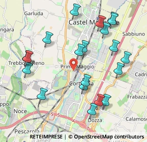Mappa Via di Corticella, 40013 Castel Maggiore BO, Italia (2.243)