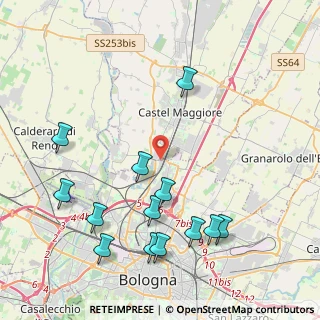 Mappa N. loc. Primo Maggio, 40013 Castel Maggiore BO, Italia (4.87077)