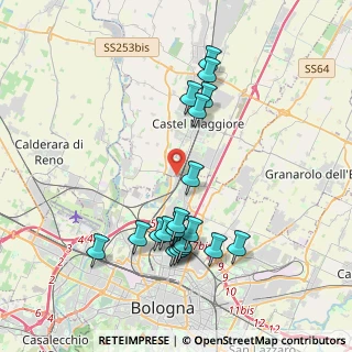 Mappa N. loc. Primo Maggio, 40013 Castel Maggiore BO, Italia (3.98737)