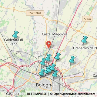 Mappa N. loc. Primo Maggio, 40013 Castel Maggiore BO, Italia (4.74545)