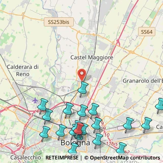 Mappa N. loc. Primo Maggio, 40013 Castel Maggiore BO, Italia (6.391)